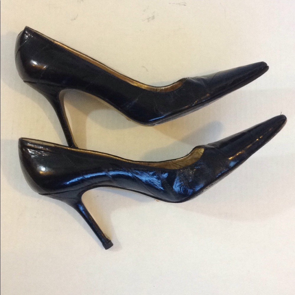 Dolce and Gabbana Eel Skin Heels